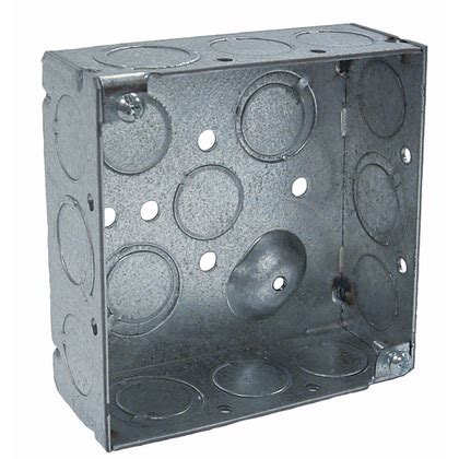 4 square deep metal box|4 inch deep electrical box.